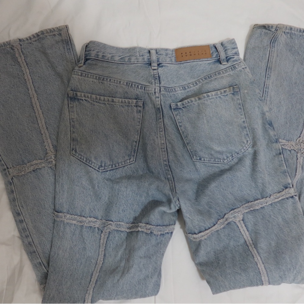 PacSun Light Blue High Rise Bootcut - Picture 3 of 3